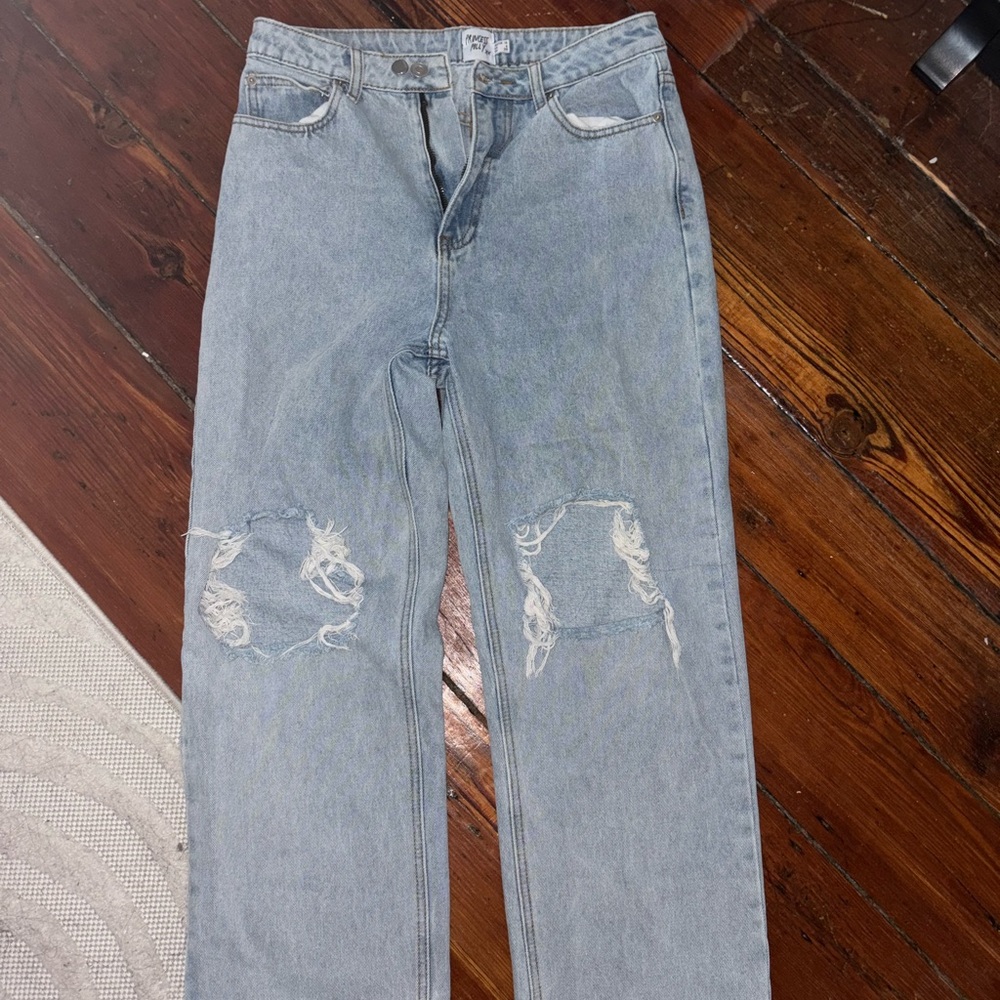Princess Polly Petite Wide Leg Jeans